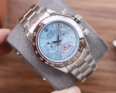 Swiss ROLEX Daytona Replica 43*13MM Stainless Steel Sapphire Glass Premium Watch